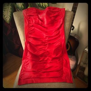 Women’s Striking Red Strapless J.M. Dress